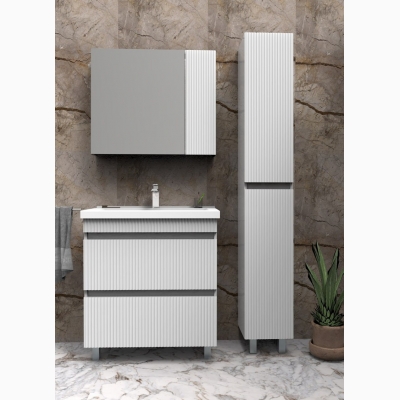 Тумба под умывальник Виго 60 арт. 68.01, Белый матовый - изображение 2