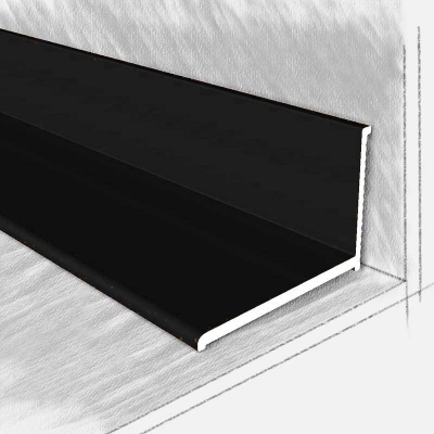 Профиль алюминиевый 2212-05М 2,7м черный, арт. 2212-05М - изображение 1