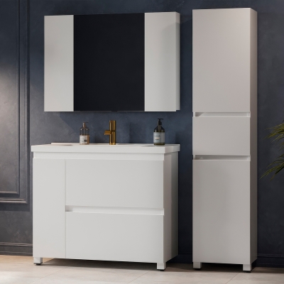 Тумба Неаполь Н 100-02, белый глянцевый - изображение 3 Тумба Неаполь Н 100-02, белый глянцевый - изображение 3