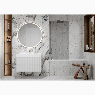 Тумба Сиртаки НП 85-02, Белый глянцевый (1) - изображение 4