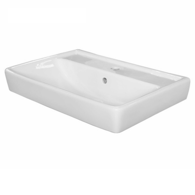 Умывальник Керамин Бергамо 60 ФС мебельный с отверстием белый + крепление - изображение 1