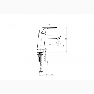 Смеситель д/ванны LIMA-10/K - изображение 2