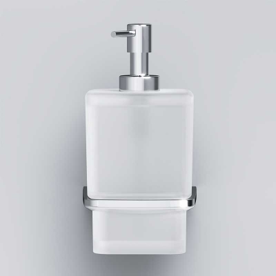Стеклянный диспенсер для жидкого мыла с настенным держателем AM.PM Inspire 2.0 A50A36900 - изображение 3