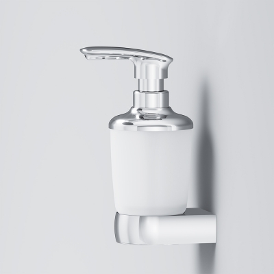 Стеклянный диспенсер для жидкого мыла с настенным держателем AM.PM Sensation A3036900 - изображение 2