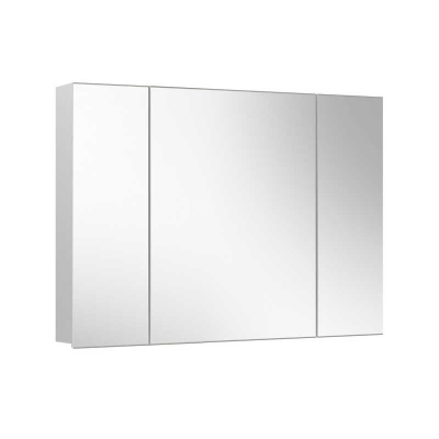 Шкаф навесной зеркальный Триумф ВШ 100 Белый глянцевый (1) - изображение 1
