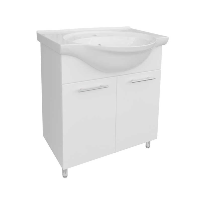 Комплект умывальник Капри 75 с тумбой Лайт 75 - изображение 1