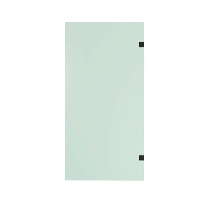 Шторка для ванны BENETTO 1400х700, матовое стекло, профиль черный матовый, BEN-405_BL_M - изображение 1