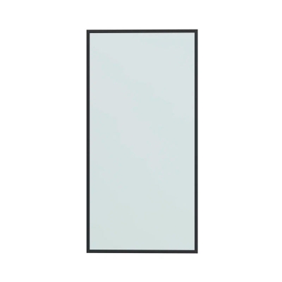 Шторка для ванны BENETTO 1400х700, прозрачное стекло, профиль черный матовый, BEN-406_BL_C - изображение 1
