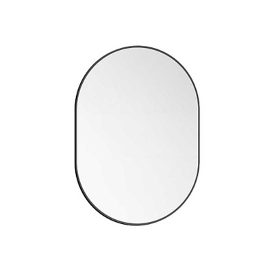 Зеркало Мини В 70х90, принт черный матовый (19) - изображение 1