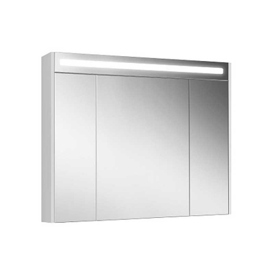 Шкаф зеркальный Нёман ВШ 40 Белый глянцевый (1) - изображение 1