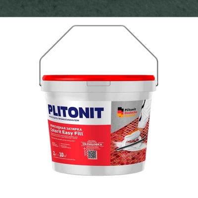 PLITONIT Colorit EasyFill гранитный - 2 эпоксидная затирка для межплиточных швов и реактивный клей для плитки, 2 кг - изображение 1