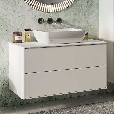 Тумба под умывальник Джаз НП 110-02 Белый глянцевый (1) - изображение 2