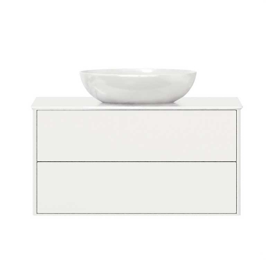 Тумба под умывальник Джаз НП 110-02 Белый глянцевый (1) - изображение 1