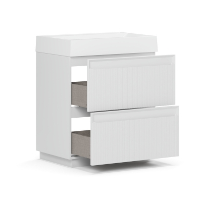 Тумба Базель Н 70-02 белый матовый (18) - изображение 2 Тумба Базель Н 70-02 белый матовый (18) - изображение 2