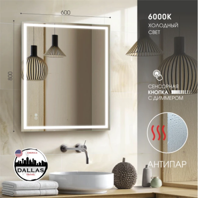 Зеркало Dallas 8060sh-6 - изображение 5