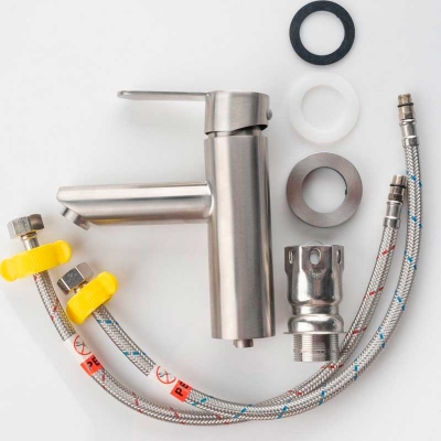 Смеситель Ledeme L71003 для умывальника из нерж.сталь - изображение 2