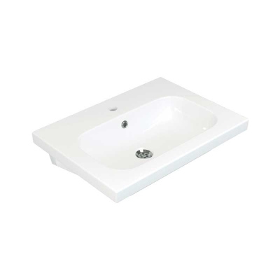 Умывальник Керамин Эридан 60 ФС мебельный с отверстием белый - изображение 1 Умывальник Керамин Эридан 60 ФС мебельный с отверстием белый - изображение 1