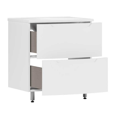 Тумба Ганновер Н 60-02 белый глянцевый (1) - изображение 2