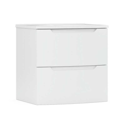 Тумба Ганновер Н 80-02 белый глянцевый (1) - изображение 1