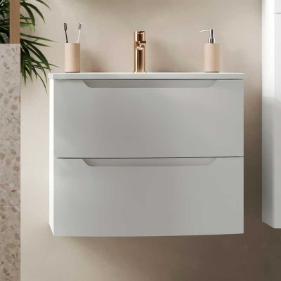 Тумба Ганновер Н 80-02 белый глянцевый (1) - изображение 3