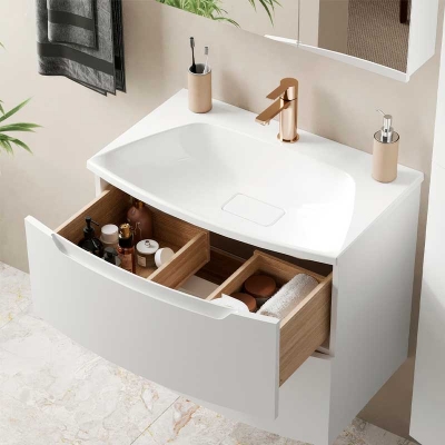 Тумба Ганновер Н 80-02 белый глянцевый (1) - изображение 4