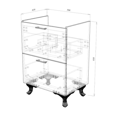 Тумба под раковину GARDA KELN67_600 - изображение 4