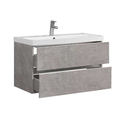 Тумба Бостон НП 90-02 Бетон Чикаго светло-серый (31) - изображение 2