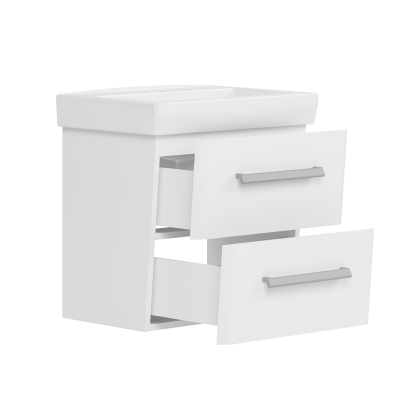 Тумба Портленд НП 55-02 белый глянцевый (1) - изображение 2