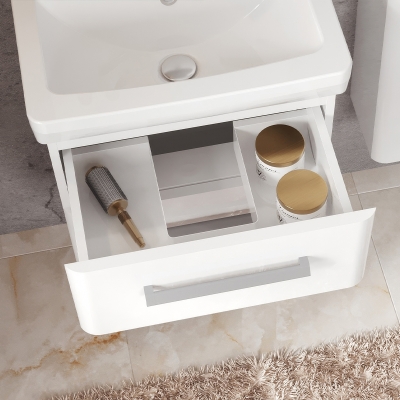 Тумба Портленд НП 55-02 белый глянцевый (1) - изображение 4