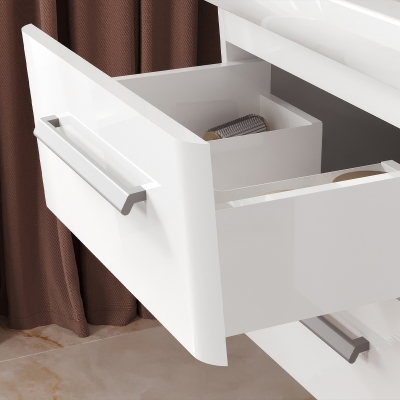 Тумба Портленд НП 55-02 белый глянцевый (1) - изображение 5