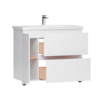 Тумба Неаполь Н 100-02, белый глянцевый - изображение 2 Тумба Неаполь Н 100-02, белый глянцевый - изображение 2