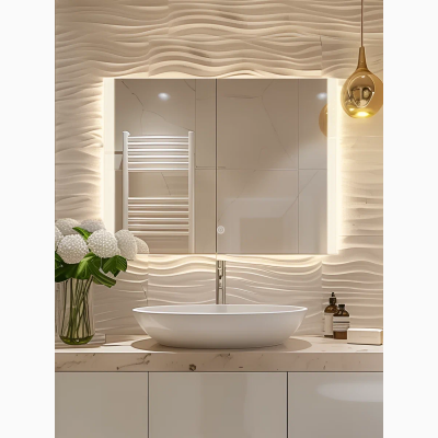 Зеркало Дублин Лайт 80х60 с подсветкой - изображение 4 Зеркало Дублин Лайт 80х60 с подсветкой - изображение 4