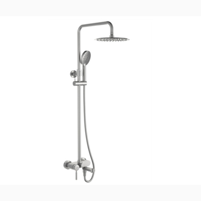 Душевой комплект A14201 со смесителем (никель) - изображение 1 Душевой комплект A14201 со смесителем (никель) - изображение 1