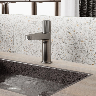 Смеситель Tauber 6403 для умывальника (никель) - изображение 2