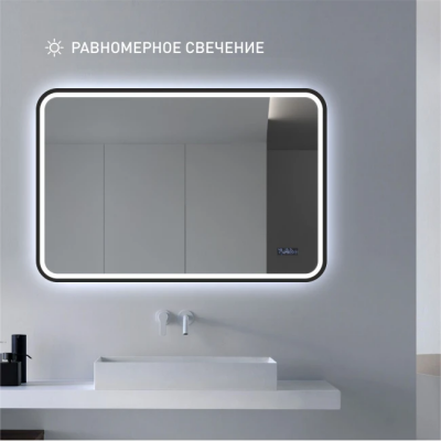 Зеркало Bissau blaсk 10070mh-6 - изображение 2