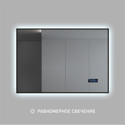 Зеркало с подсветкой Delhi blaсk 9070 mh-6 - изображение 2