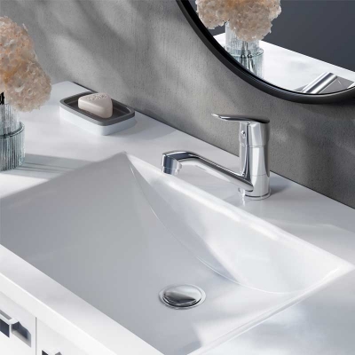 Смеситель VODA Reef для умывальника, излив 150 мм, RE 15 - изображение 4 Смеситель VODA Reef для умывальника, излив 150 мм, RE 15 - изображение 4