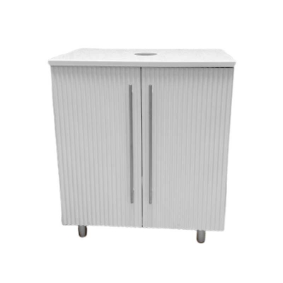 Тумба GARDA GLORY 83_800 2 двери, арт.28.83.800.PVC, бел.гл. - изображение 1