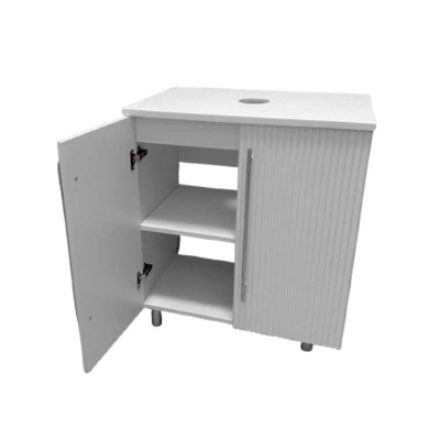 Тумба GARDA GLORY 83_800 2 двери, арт.28.83.800.PVC, бел.гл. - изображение 2