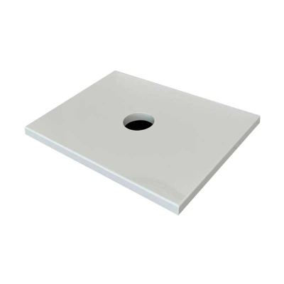 Столешница GARDA СТ78_800 PVC, бел.гл. - изображение 1