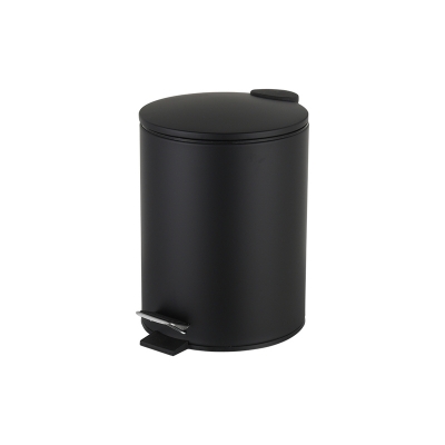 Ведро с педалью 12л с тонкой крышкой хром, арт.90023 - изображение 1