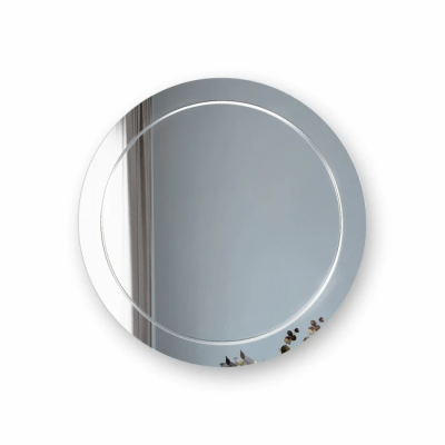 Зеркало D 600 с полир.кромкой и гравировкой - изображение 1