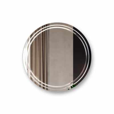 Зеркало D 550 с полир.кромкой и гравировкой, арт. Г-054 - изображение 1