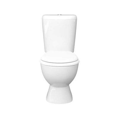 Напольный унитаз-компакт Керамин Гранд-N Инкоэр двухрежимный Боковой подвод (с мягким сиденьем) - изображение 2