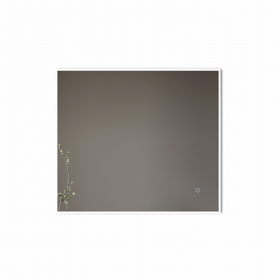 Зеркало DUBLIN 8070s-4 с подсветкой, открытый свет фон., фронт. подсветка сенсорная кнопка - изображение 1