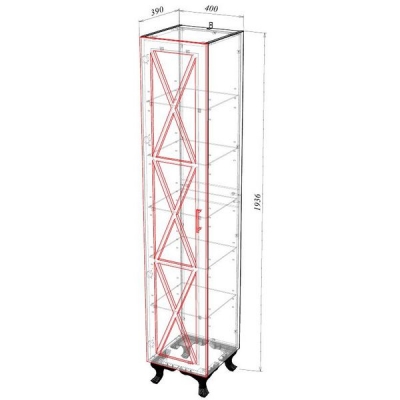 Шкаф-пенал для ванной Garda KELN-22 400R - изображение 3