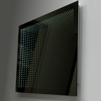 Зеркало бытовое навесное с подсветкой"тоннель" 700*700 ЗП-128 - изображение 2