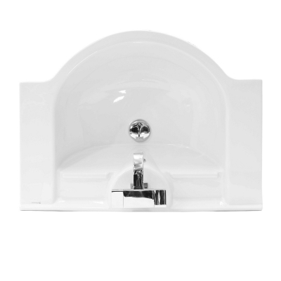 Овальная раковина Керамин Квадро 70 универсальная с отверстием белая - изображение 3