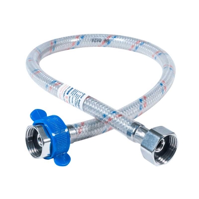 Подводка гибкая ЦС НЕЙЛОН для воды ГхГ 1/2 L-100, ГП002010 - изображение 1