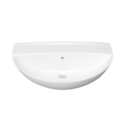 Умывальник Керамин Симпл 55 без отверстия белый + крепление - изображение 1